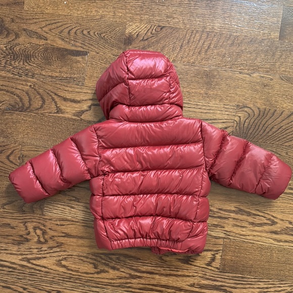 Patagonia Kids' Red Hooded Puffer Jacket - Picture 5 of 7